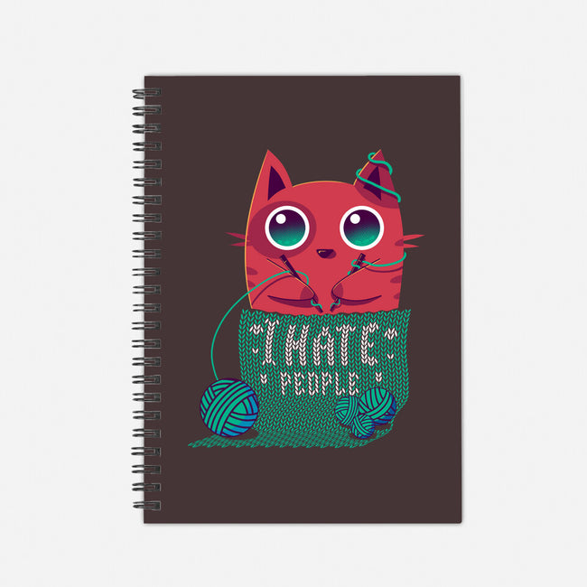 Don't Like People-none dot grid notebook-erion_designs