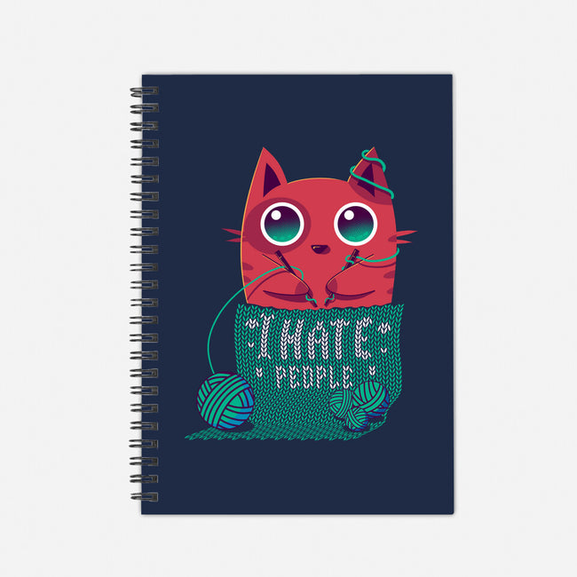 Don't Like People-none dot grid notebook-erion_designs