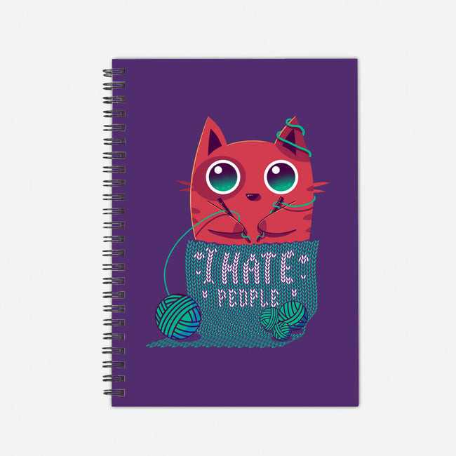 Don't Like People-none dot grid notebook-erion_designs