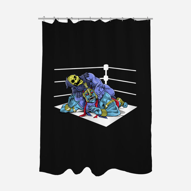 Best Villains Championship-none polyester shower curtain-zascanauta