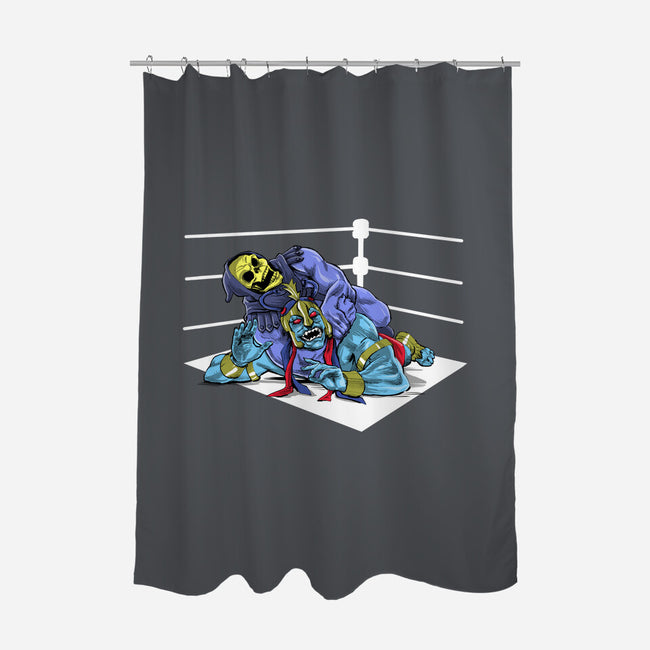 Best Villains Championship-none polyester shower curtain-zascanauta