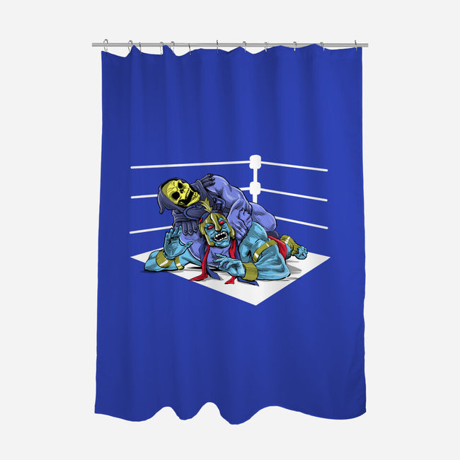 Best Villains Championship-none polyester shower curtain-zascanauta