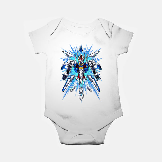 Witch Gundam-baby basic onesie-spoilerinc