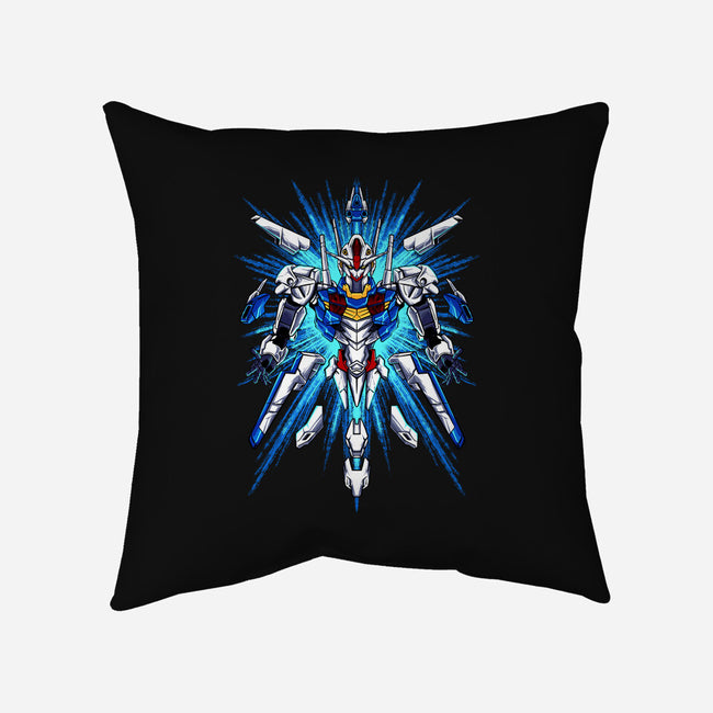 Witch Gundam-none removable cover w insert throw pillow-spoilerinc