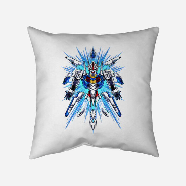 Witch Gundam-none removable cover w insert throw pillow-spoilerinc