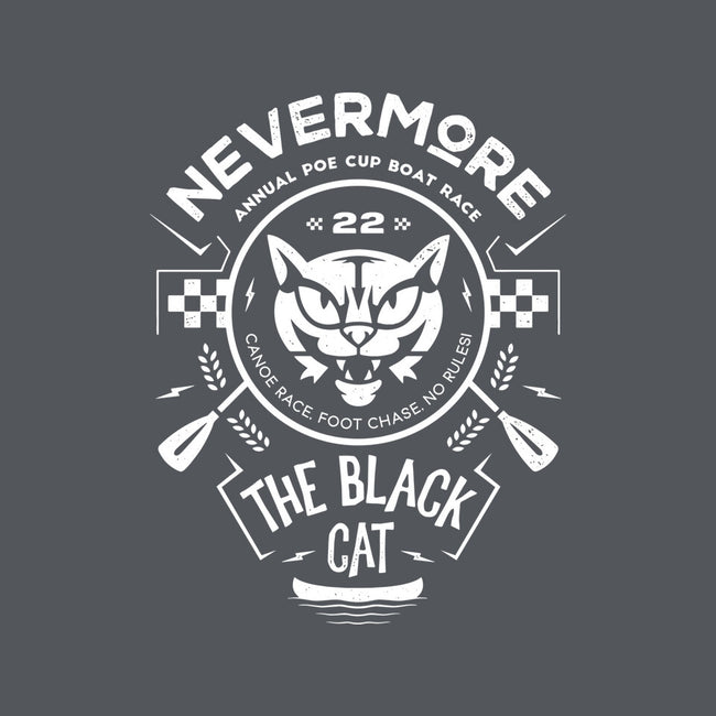 The Black Cat Canoe-none removable cover w insert throw pillow-Logozaste
