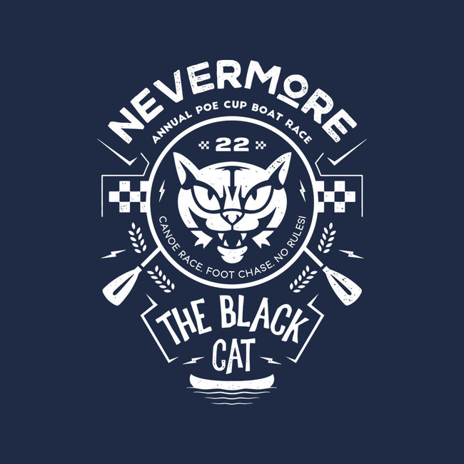 The Black Cat Canoe-none removable cover w insert throw pillow-Logozaste