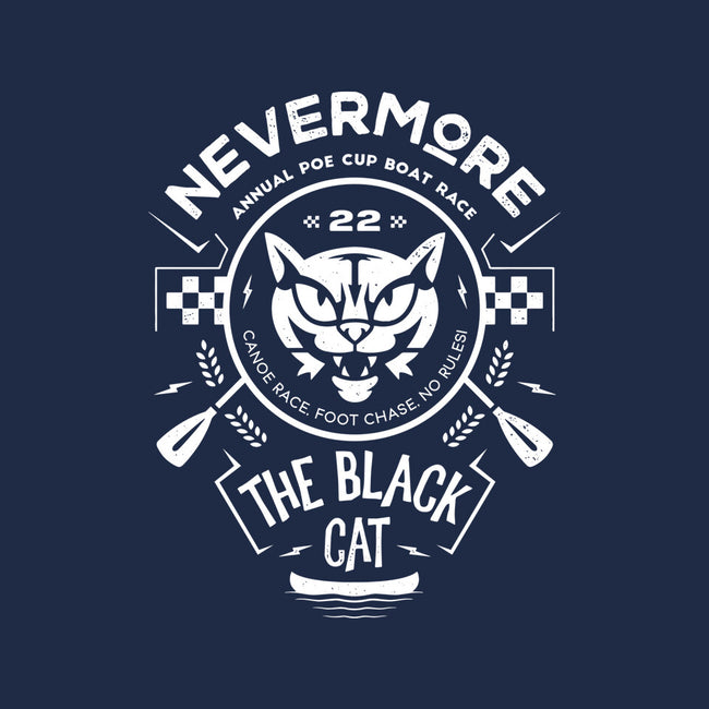 The Black Cat Canoe-mens basic tee-Logozaste