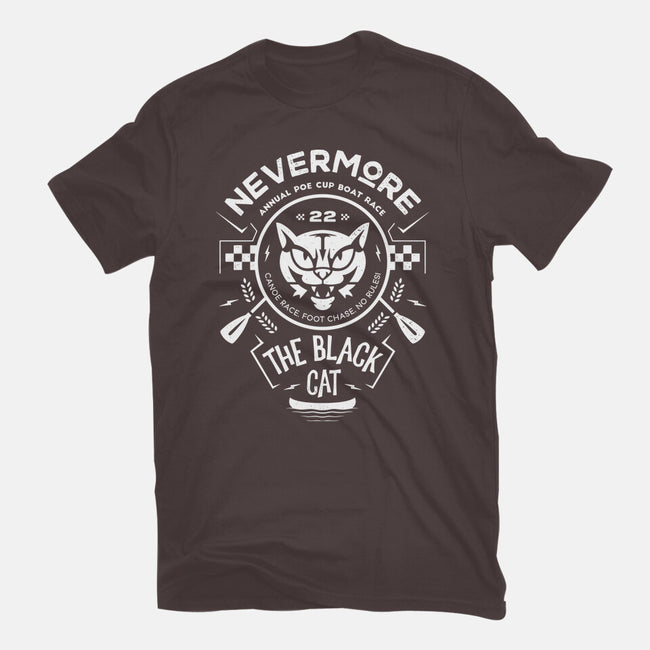 The Black Cat Canoe-womens basic tee-Logozaste