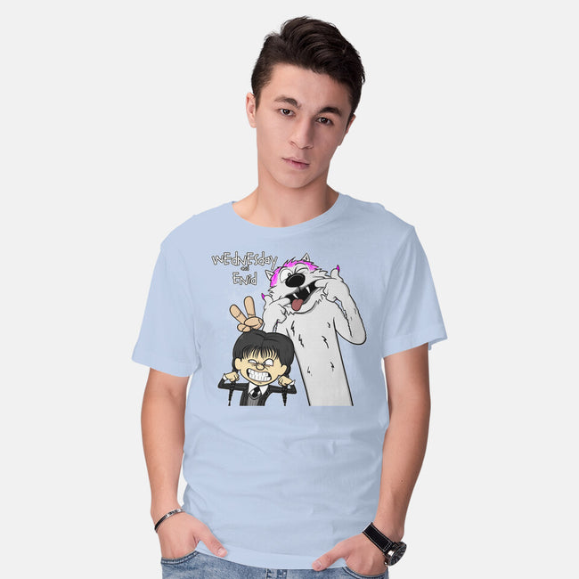 Wednesday & Enid-mens basic tee-MarianoSan