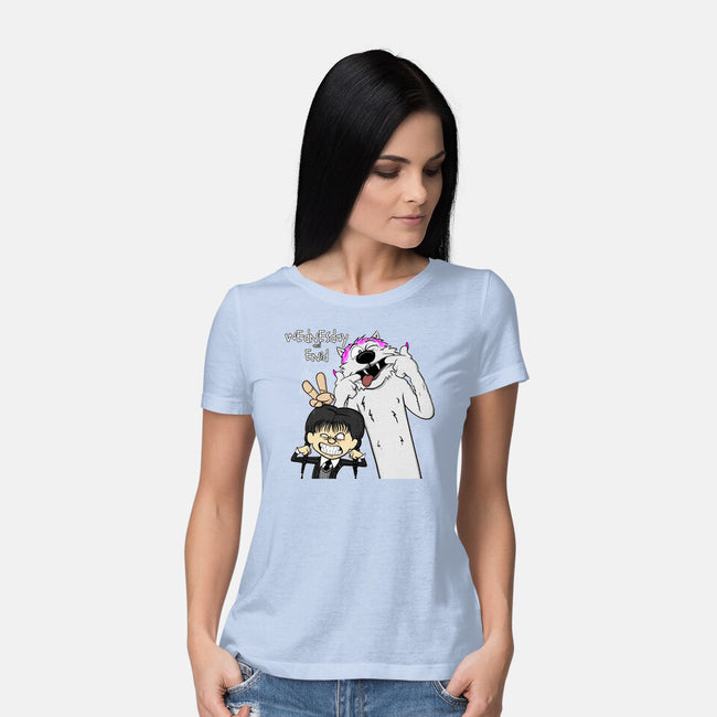 Wednesday & Enid-womens basic tee-MarianoSan