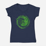Xeno Splash-womens v-neck tee-nickzzarto