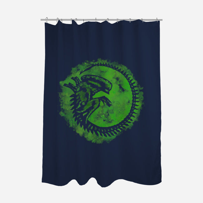 Xeno Splash-none polyester shower curtain-nickzzarto