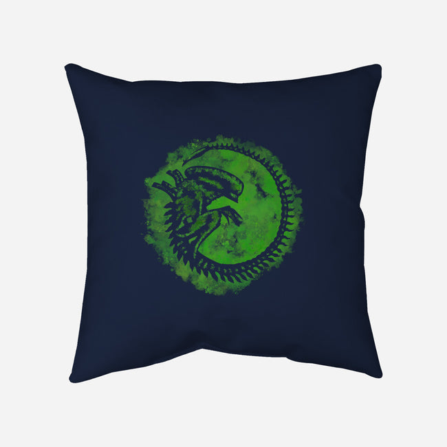 Xeno Splash-none removable cover w insert throw pillow-nickzzarto