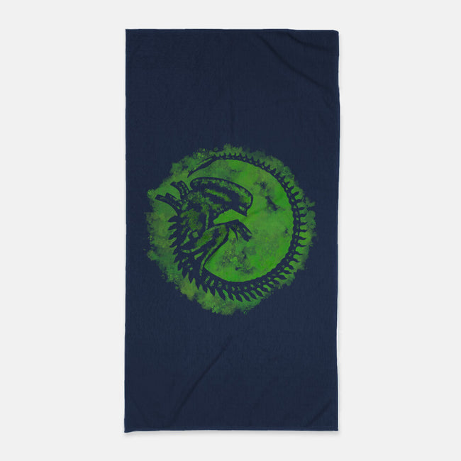 Xeno Splash-none beach towel-nickzzarto