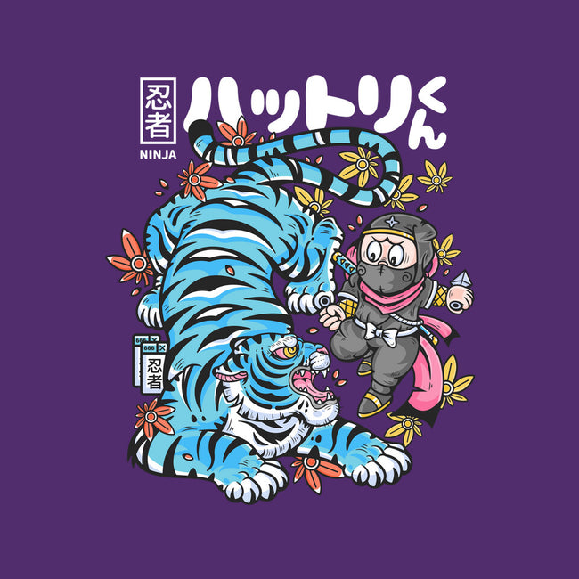 Tiger Ninja Hattori-womens off shoulder sweatshirt-Bear Noise