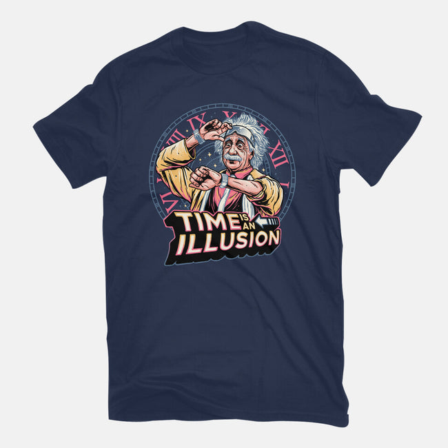 Time Is An Illusion-womens basic tee-momma_gorilla