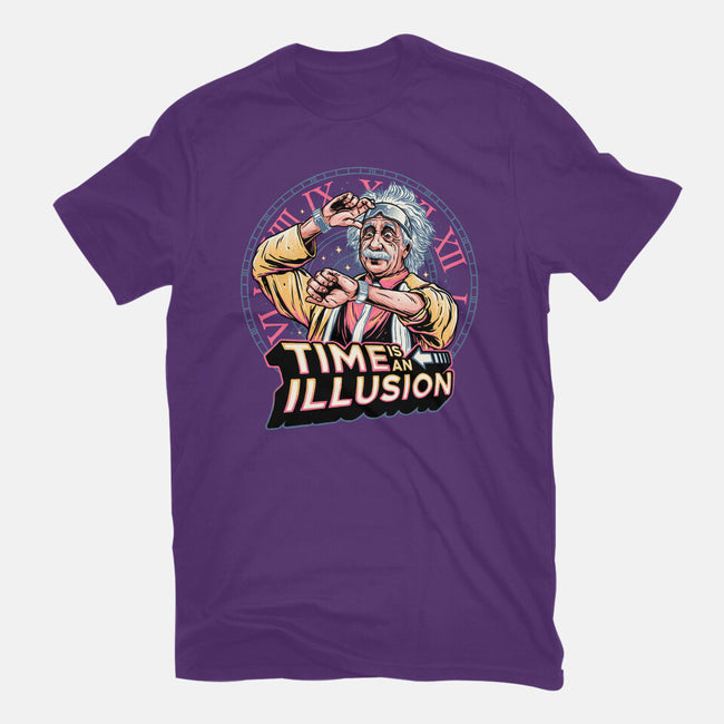 Time Is An Illusion-womens basic tee-momma_gorilla