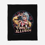 Time Is An Illusion-none fleece blanket-momma_gorilla