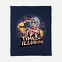 Time Is An Illusion-none fleece blanket-momma_gorilla