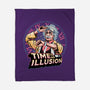 Time Is An Illusion-none fleece blanket-momma_gorilla