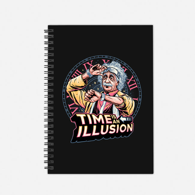 Time Is An Illusion-none dot grid notebook-momma_gorilla