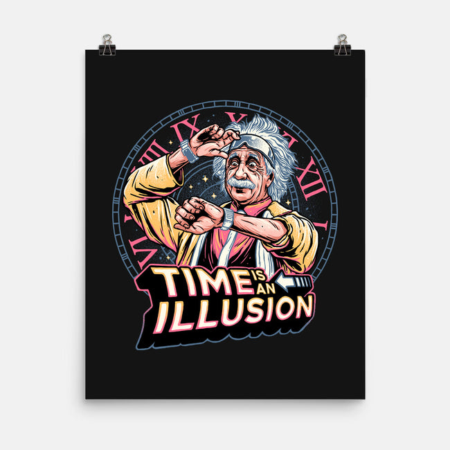 Time Is An Illusion-none matte poster-momma_gorilla