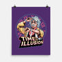 Time Is An Illusion-none matte poster-momma_gorilla