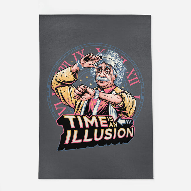 Time Is An Illusion-none indoor rug-momma_gorilla