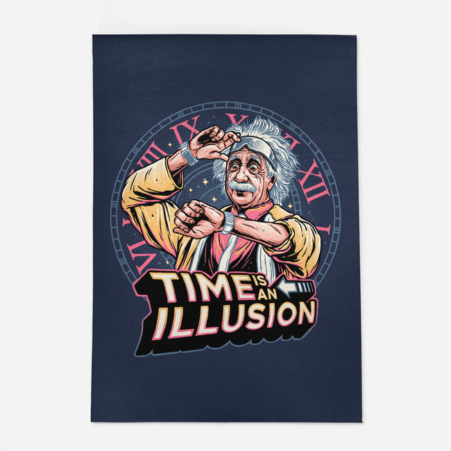 Time Is An Illusion-none indoor rug-momma_gorilla