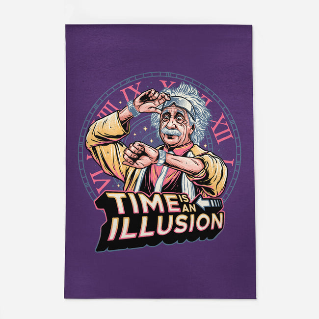 Time Is An Illusion-none indoor rug-momma_gorilla