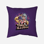 Time Is An Illusion-none removable cover throw pillow-momma_gorilla