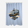 The Story That Never Ends-none polyester shower curtain-momma_gorilla