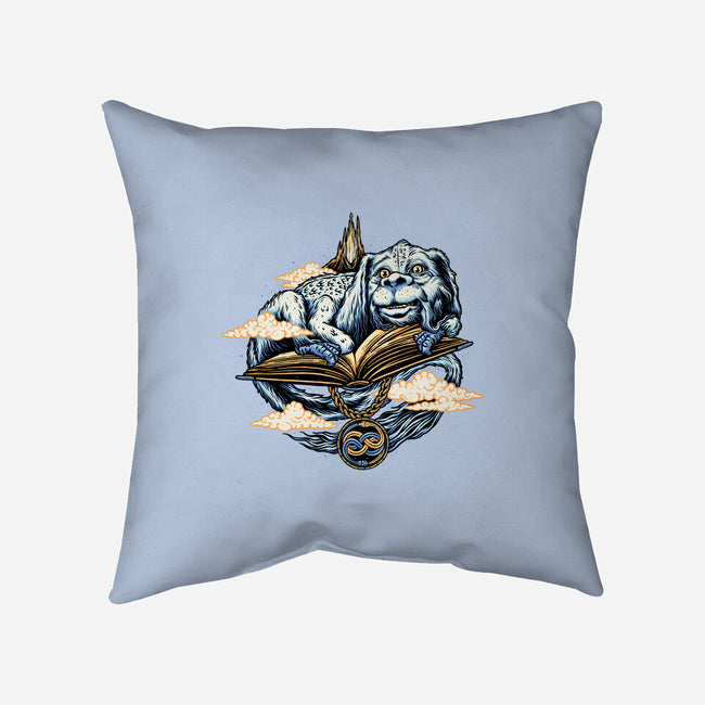 The Story That Never Ends-none removable cover w insert throw pillow-momma_gorilla