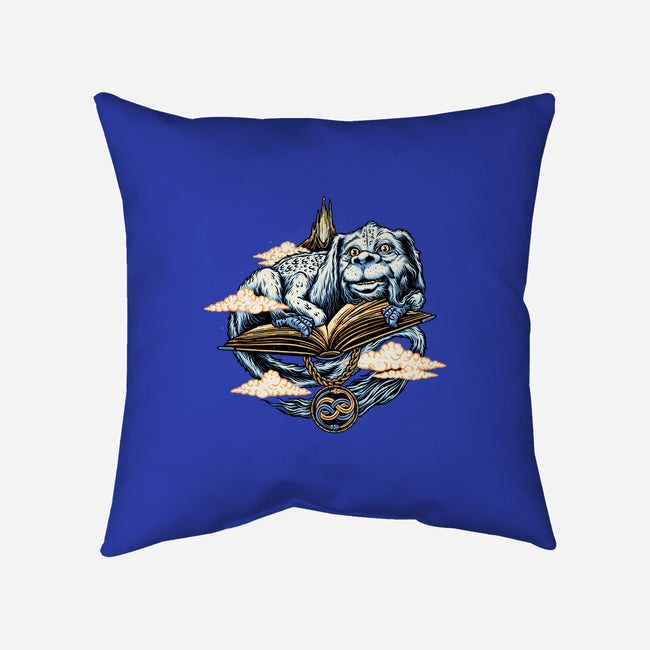 The Story That Never Ends-none removable cover w insert throw pillow-momma_gorilla