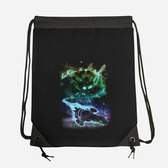 Like A Leaf-none drawstring bag-kharmazero