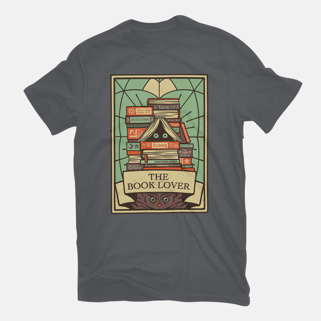 The Book Lover Tarot-womens fitted tee-tobefonseca