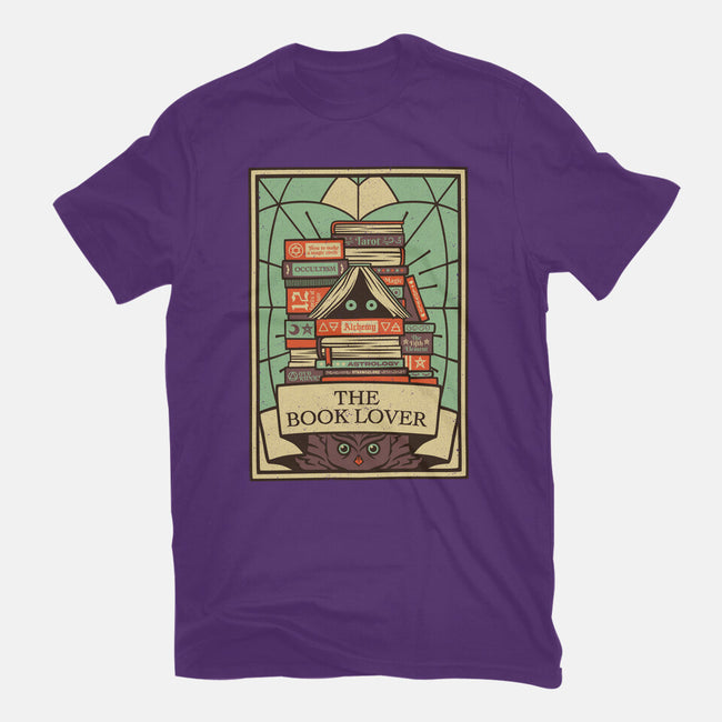 The Book Lover Tarot-womens fitted tee-tobefonseca