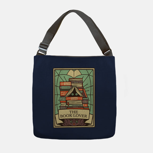 The Book Lover Tarot-none adjustable tote bag-tobefonseca