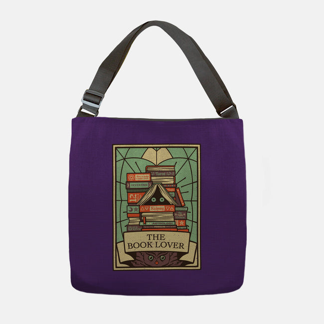 The Book Lover Tarot-none adjustable tote bag-tobefonseca