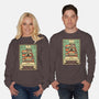 The Book Lover Tarot-unisex crew neck sweatshirt-tobefonseca