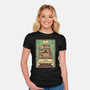 The Book Lover Tarot-womens fitted tee-tobefonseca
