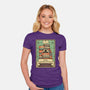The Book Lover Tarot-womens fitted tee-tobefonseca