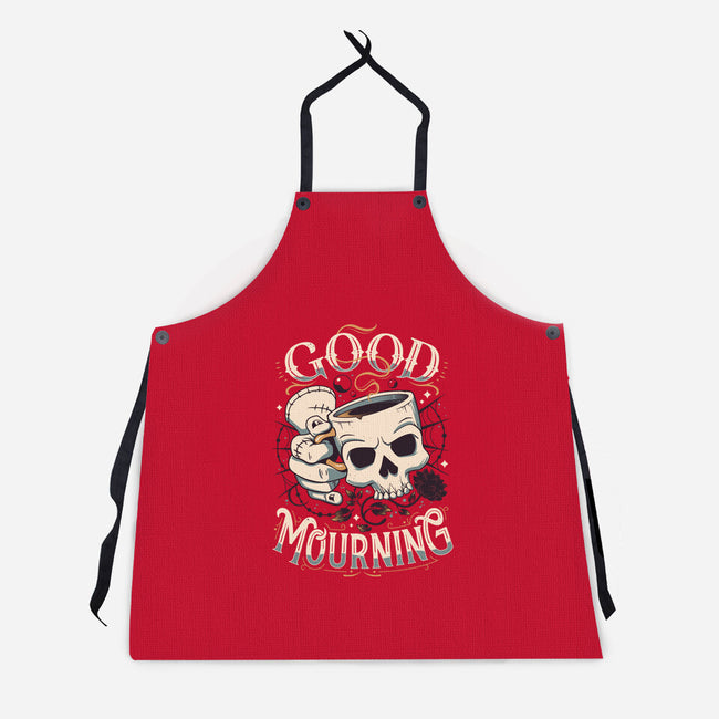 Wednesday Mourning-unisex kitchen apron-Snouleaf