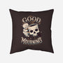 Wednesday Mourning-none removable cover w insert throw pillow-Snouleaf