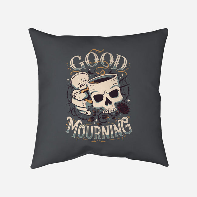 Wednesday Mourning-none removable cover throw pillow-Snouleaf