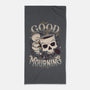Wednesday Mourning-none beach towel-Snouleaf