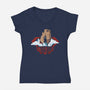 Supes-womens v-neck tee-jrberger