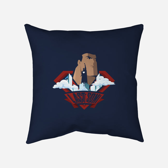 Supes-none removable cover w insert throw pillow-jrberger