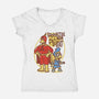 Radioactive Squad-womens v-neck tee-se7te